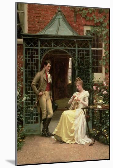 On the Threshold, 1900-Edmund Blair Leighton-Mounted Giclee Print