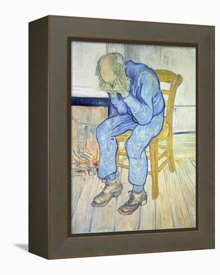 On the Threshold of Eternity (Old Man in Sorrow), 1890-Vincent van Gogh-Framed Premier Image Canvas