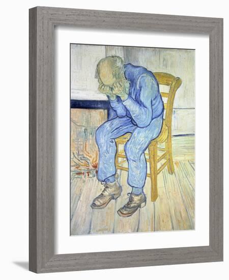 On the Threshold of Eternity (Old Man in Sorrow), 1890-Vincent van Gogh-Framed Giclee Print