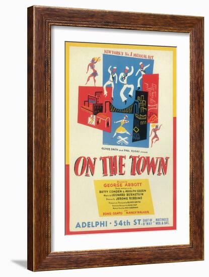 On The Town-null-Framed Art Print