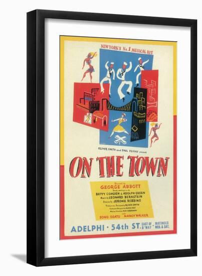 On The Town-null-Framed Art Print