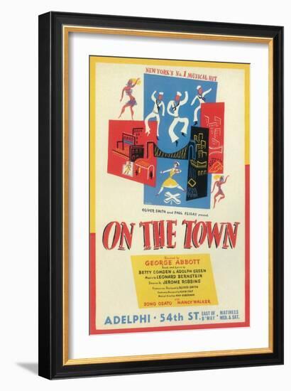 On The Town-null-Framed Art Print