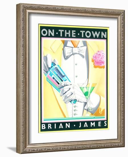 On the Town-Brian James-Framed Art Print