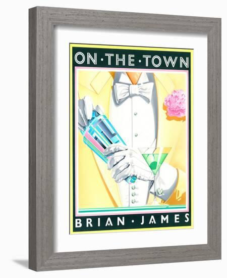 On the Town-Brian James-Framed Art Print