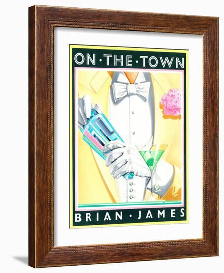 On the Town-Brian James-Framed Art Print