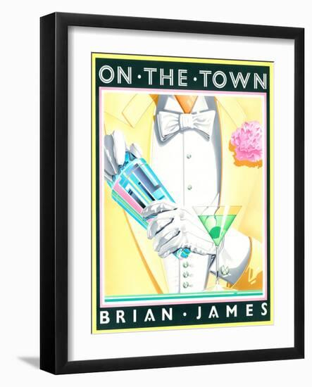 On the Town-Brian James-Framed Art Print