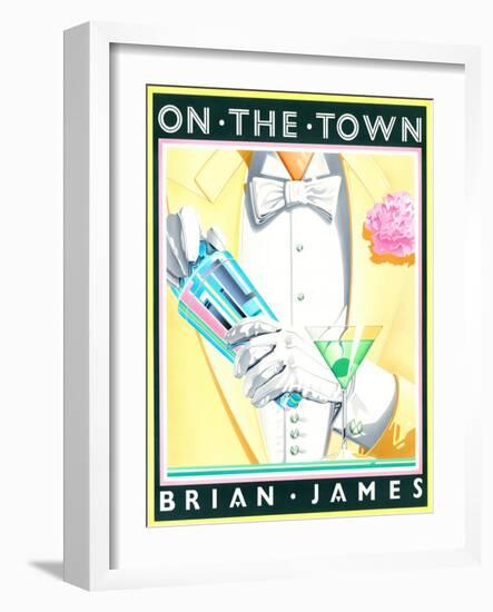 On the Town-Brian James-Framed Art Print