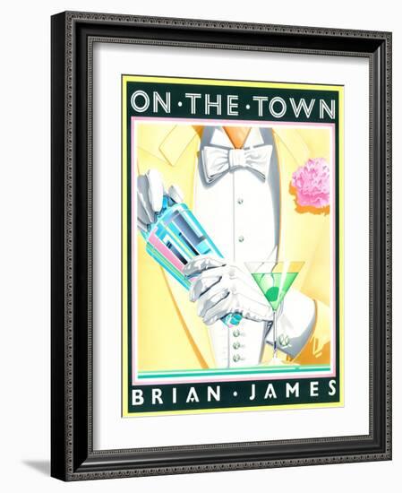 On the Town-Brian James-Framed Art Print