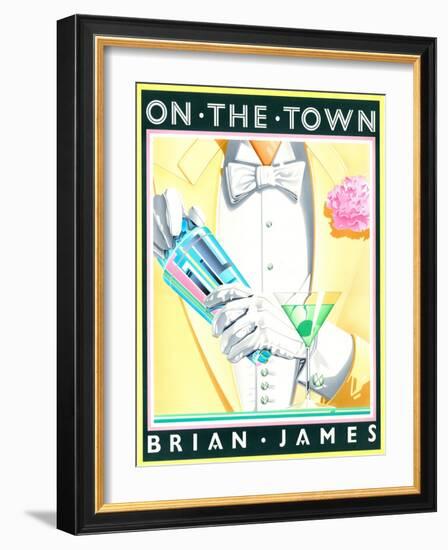 On the Town-Brian James-Framed Art Print