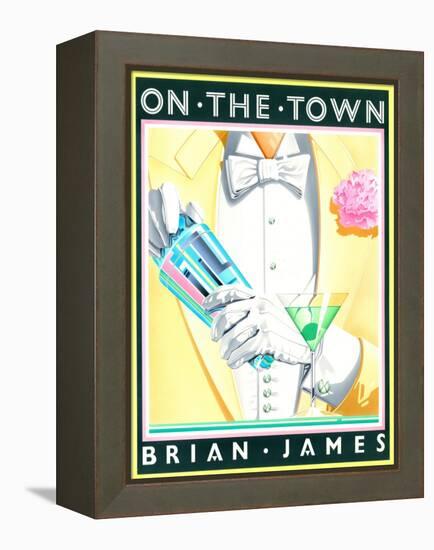 On the Town-Brian James-Framed Stretched Canvas