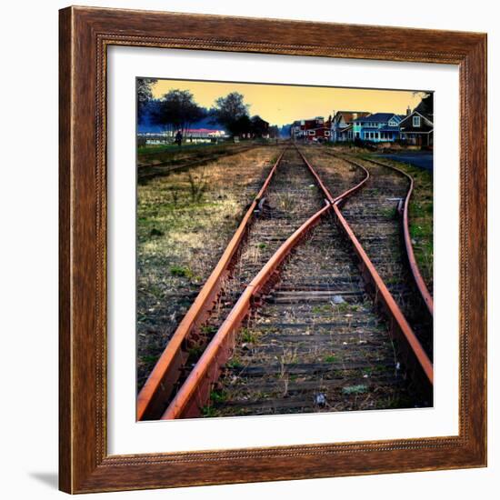 On the Tracks-Jody Miller-Framed Photographic Print