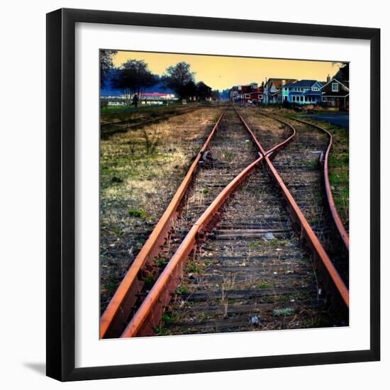 On the Tracks-Jody Miller-Framed Photographic Print