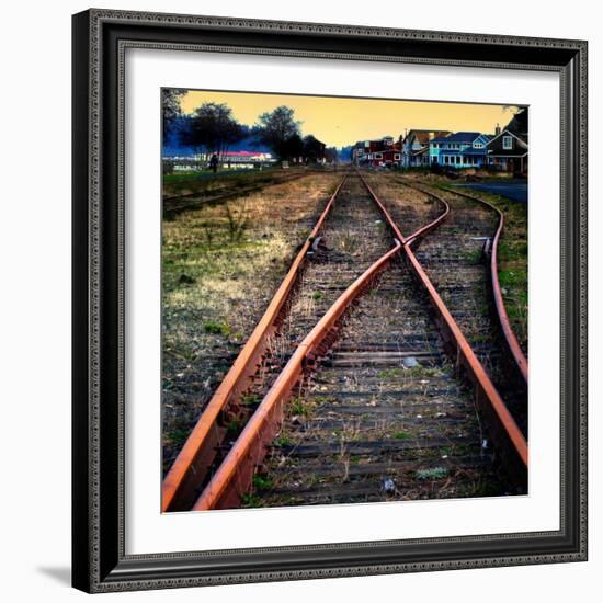 On the Tracks-Jody Miller-Framed Photographic Print