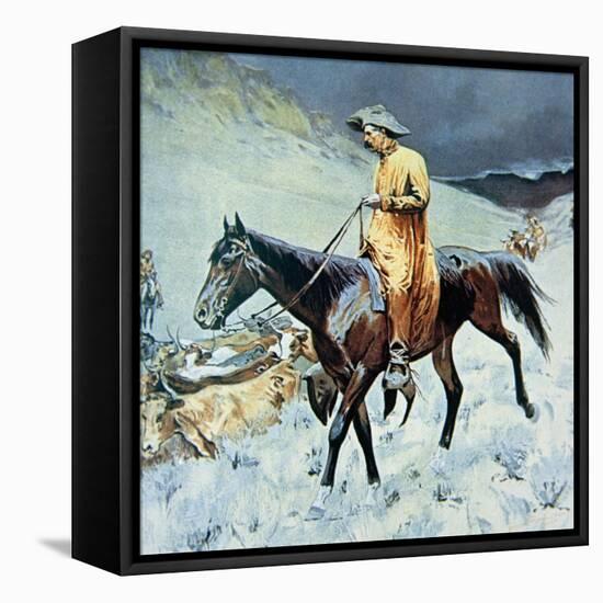 On the Trail-Frederic Sackrider Remington-Framed Premier Image Canvas