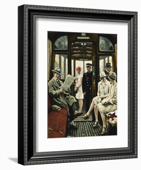 On the Tram-Paul Fischer-Framed Giclee Print