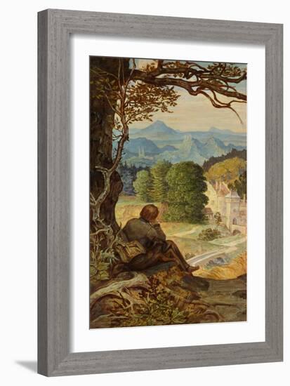 On the Tramp, around 1860-Moritz Von Schwind-Framed Giclee Print