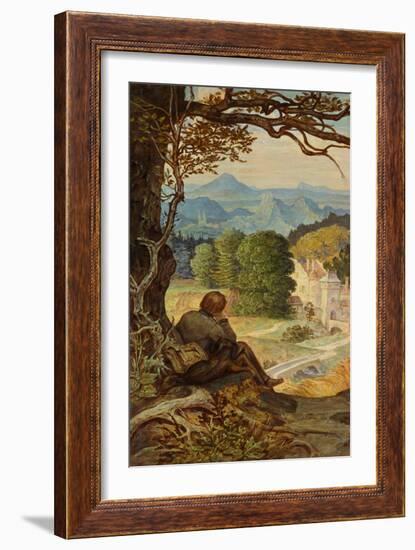 On the Tramp, around 1860-Moritz Von Schwind-Framed Giclee Print