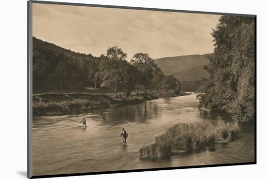 'On the Tweed near Innerleithen', 1902-Unknown-Mounted Photographic Print