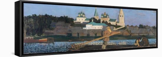 On the Volga, 1906-Boris Michaylovich Kustodiev-Framed Premier Image Canvas