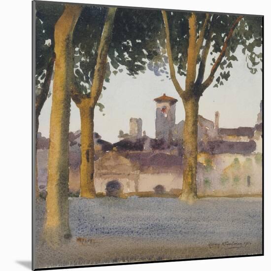 On the Walls, Lucca, c.1923-Henry H. Bulman-Mounted Giclee Print