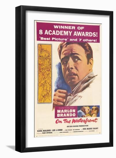 On the Waterfront, 1954-null-Framed Art Print