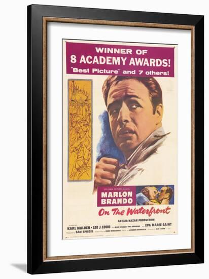 On the Waterfront, 1954-null-Framed Art Print