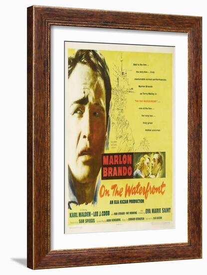 On the Waterfront, 1954-null-Framed Art Print