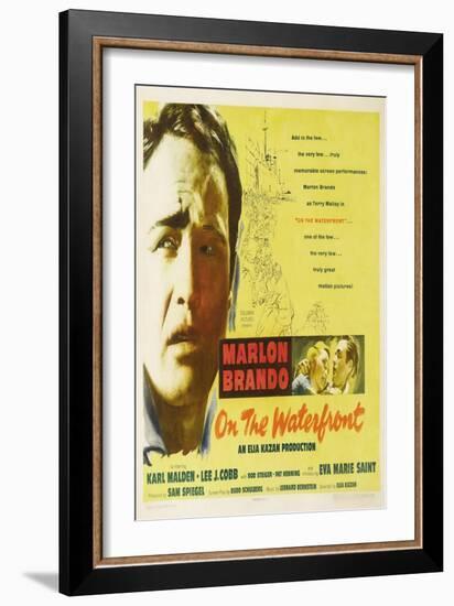 On the Waterfront, 1954-null-Framed Art Print