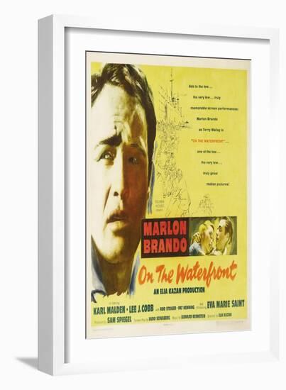 On the Waterfront, 1954-null-Framed Art Print