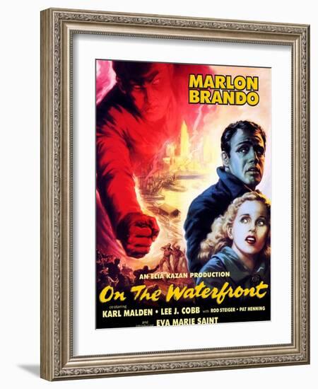 On the Waterfront, 1954-null-Framed Art Print