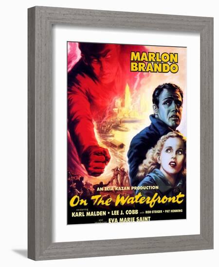 On the Waterfront, 1954-null-Framed Art Print