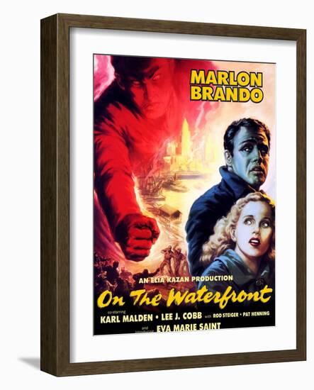 On the Waterfront, 1954-null-Framed Art Print