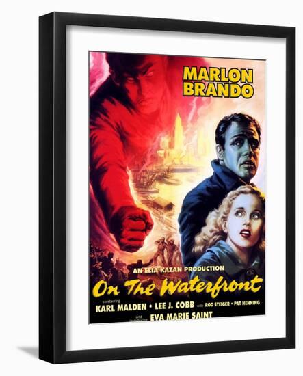 On the Waterfront, 1954-null-Framed Art Print