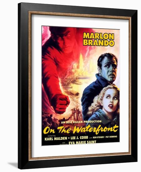 On the Waterfront, 1954-null-Framed Art Print