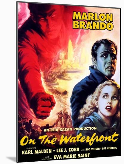 On the Waterfront, 1954-null-Mounted Art Print