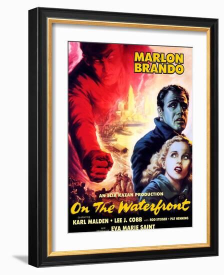 On the Waterfront, 1954-null-Framed Art Print