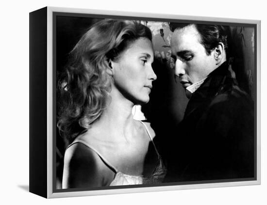 On The Waterfront, Eva Marie Saint, Marlon Brando, 1954-null-Framed Stretched Canvas