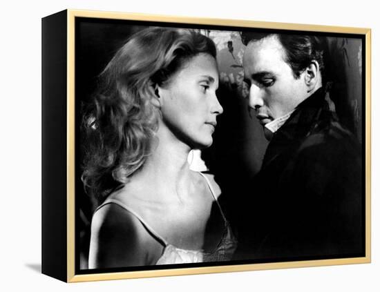 On The Waterfront, Eva Marie Saint, Marlon Brando, 1954-null-Framed Stretched Canvas