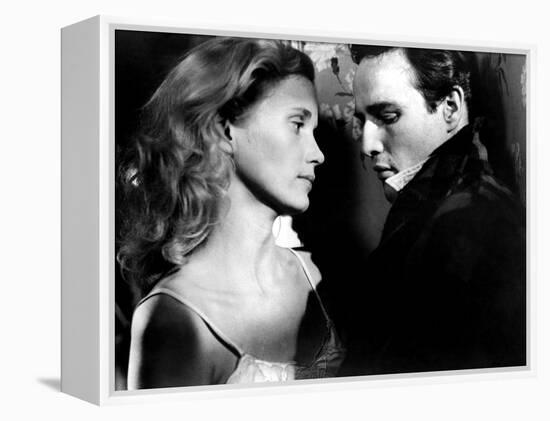 On The Waterfront, Eva Marie Saint, Marlon Brando, 1954-null-Framed Stretched Canvas