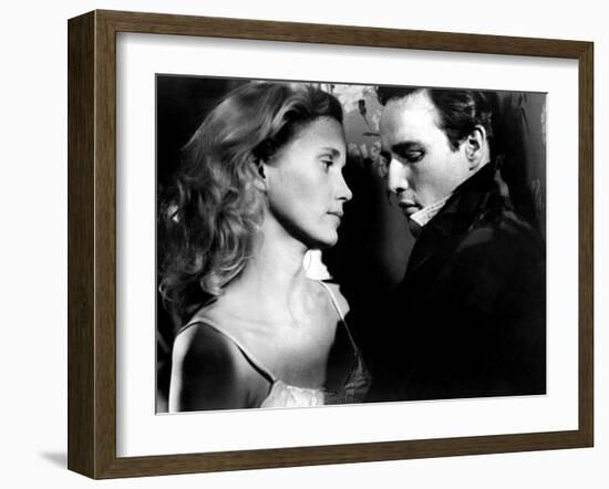 On The Waterfront, Eva Marie Saint, Marlon Brando, 1954-null-Framed Photo