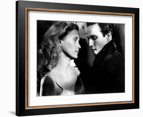 On The Waterfront, Eva Marie Saint, Marlon Brando, 1954-null-Framed Photo