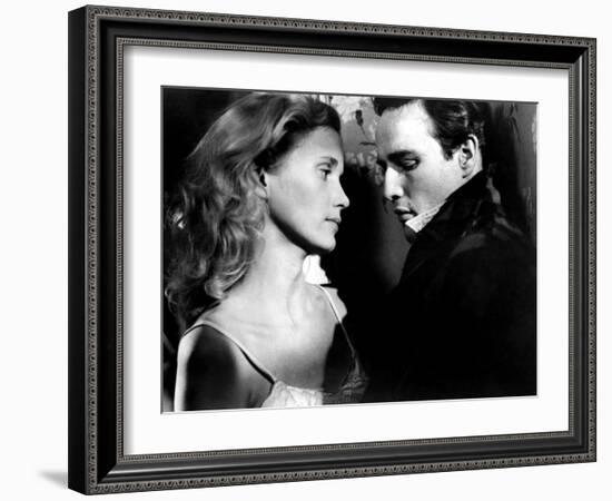 On The Waterfront, Eva Marie Saint, Marlon Brando, 1954-null-Framed Photo