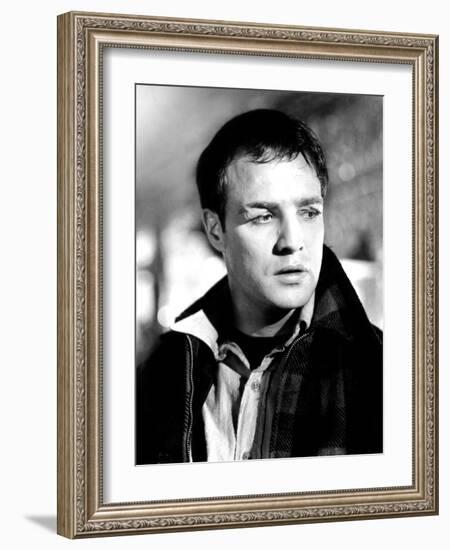 On the Waterfront, Marlon Brando, 1954-null-Framed Photo