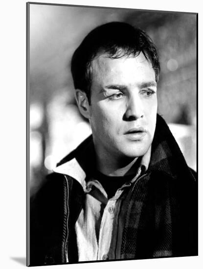 On the Waterfront, Marlon Brando, 1954-null-Mounted Photo