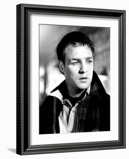 On the Waterfront, Marlon Brando, 1954-null-Framed Photo