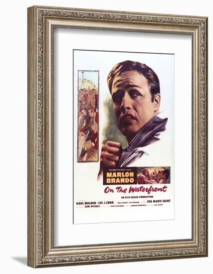 On the Waterfront - Movie Poster Reproduction-null-Framed Photo