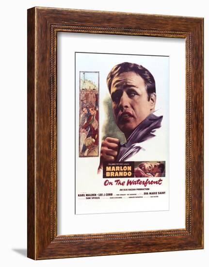 On the Waterfront - Movie Poster Reproduction-null-Framed Photo