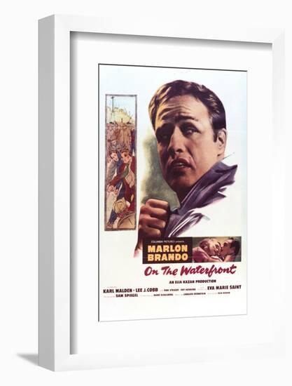 On the Waterfront - Movie Poster Reproduction-null-Framed Photo