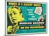 On the Waterfront, UK Movie Poster, 1954-null-Mounted Art Print