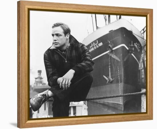 On the Waterfront-null-Framed Stretched Canvas